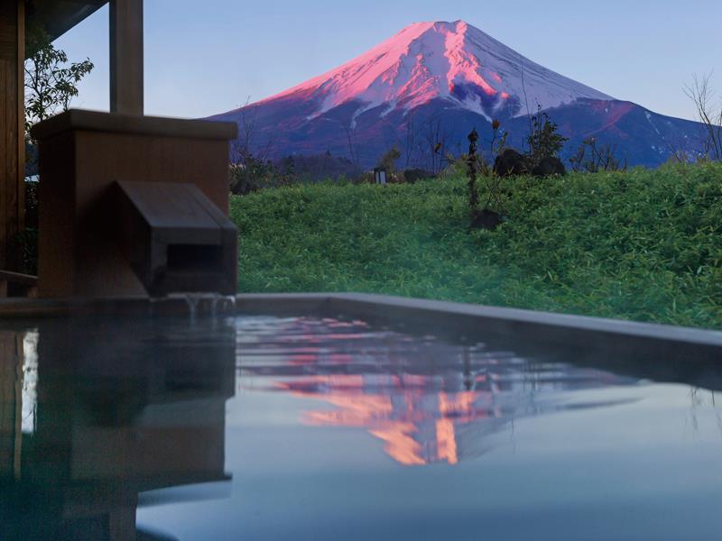 Hotel Fujisan Onsen Bessho Sasa Fujiyoshida Exterior foto